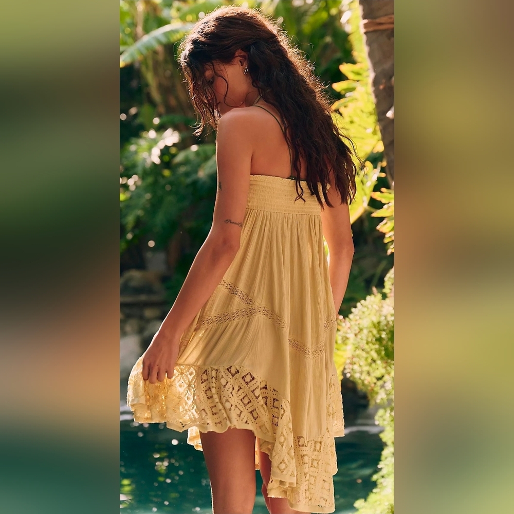 Free People River Convertible Lace Trim Skirt/Dress - Picture 5 of 6
